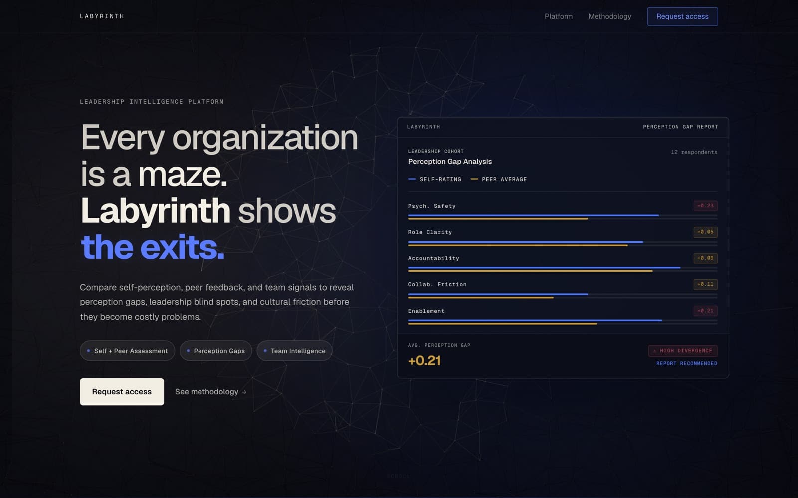 Labyrinth homepage screenshot