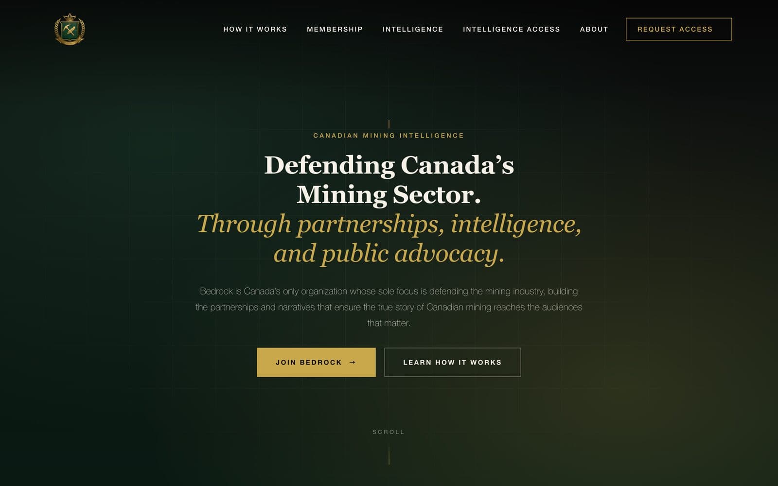 Bedrock Network — homepage