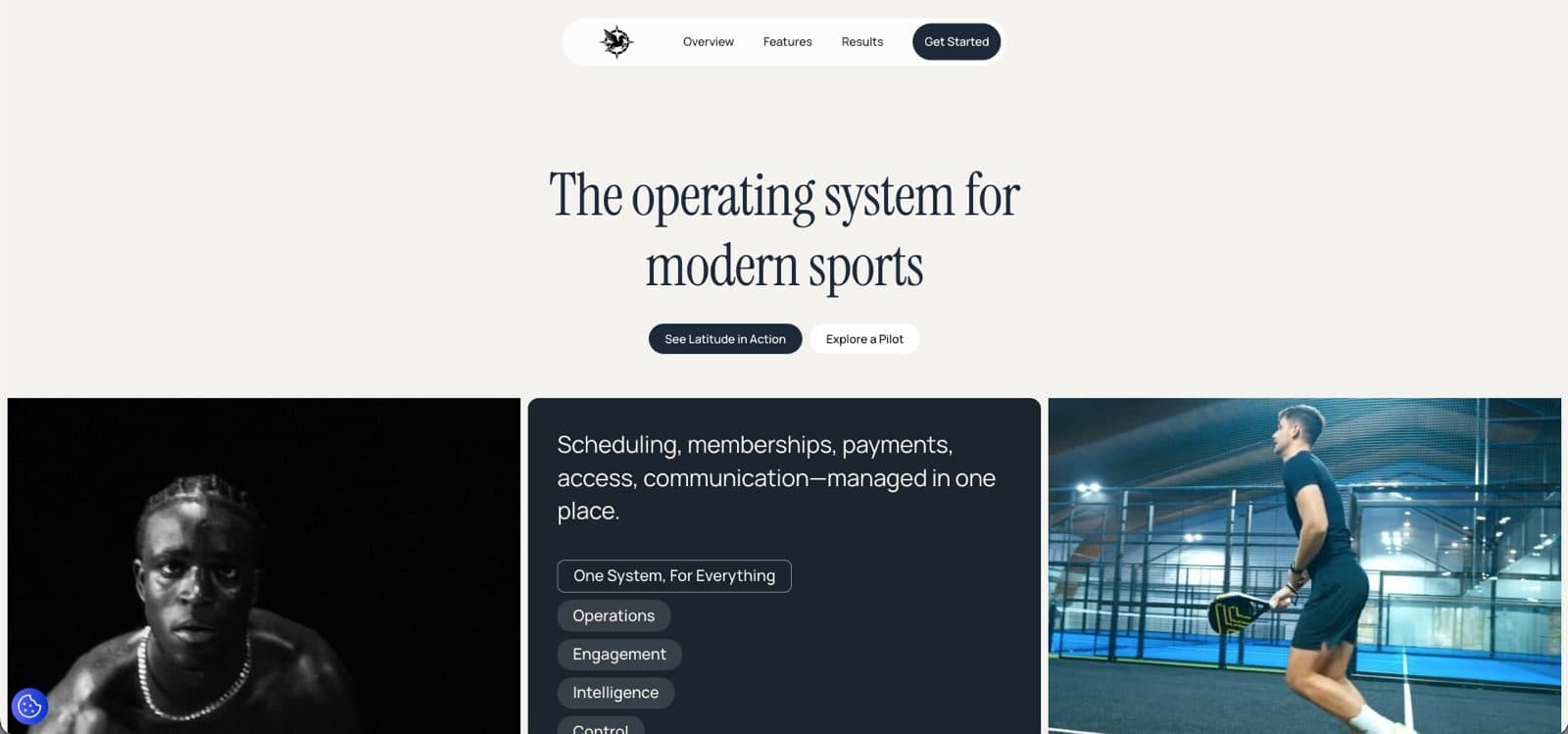 Latitude OS — homepage