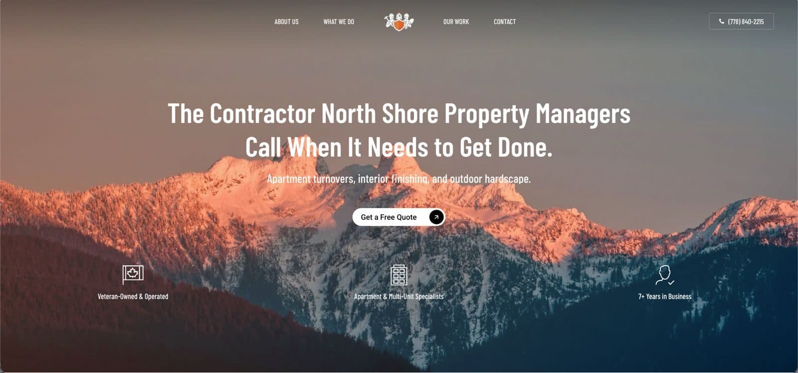 Phalanx Construction — homepage